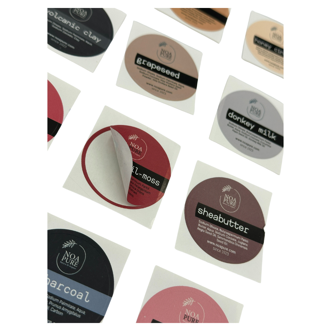 NOA Pure Etiket Tasarımları